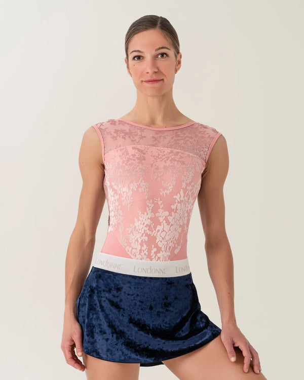 Sierra Velvet Skirt – Electric Blue
