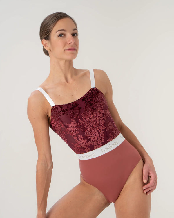 Athena Leotard – Black Cherry