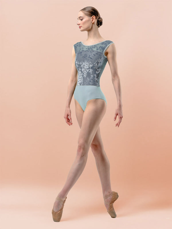 Geneva Leotard - Frosted Azure