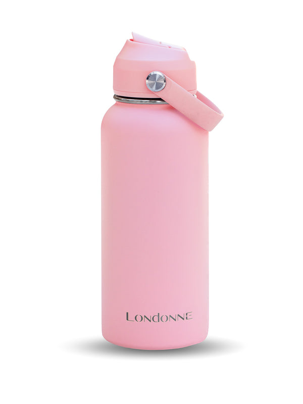 Londonne pink stainless steel water bottle