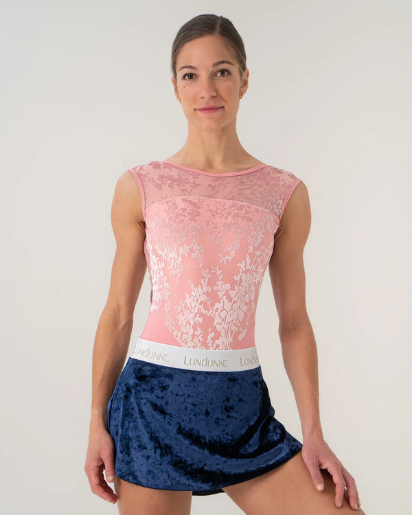 Sierra Velvet Skirt – Electric Blue